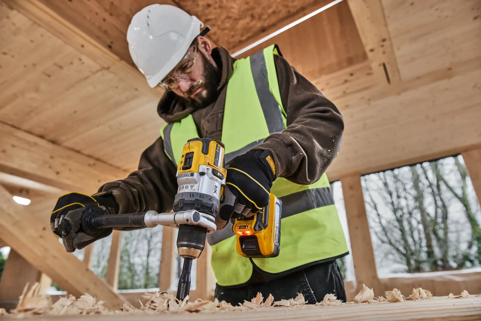 18V XR prémium szénkefe nélküli ütvefúró-csavarozó - 2 × 5,0 Ah-s POWERSTACK akkumulátor