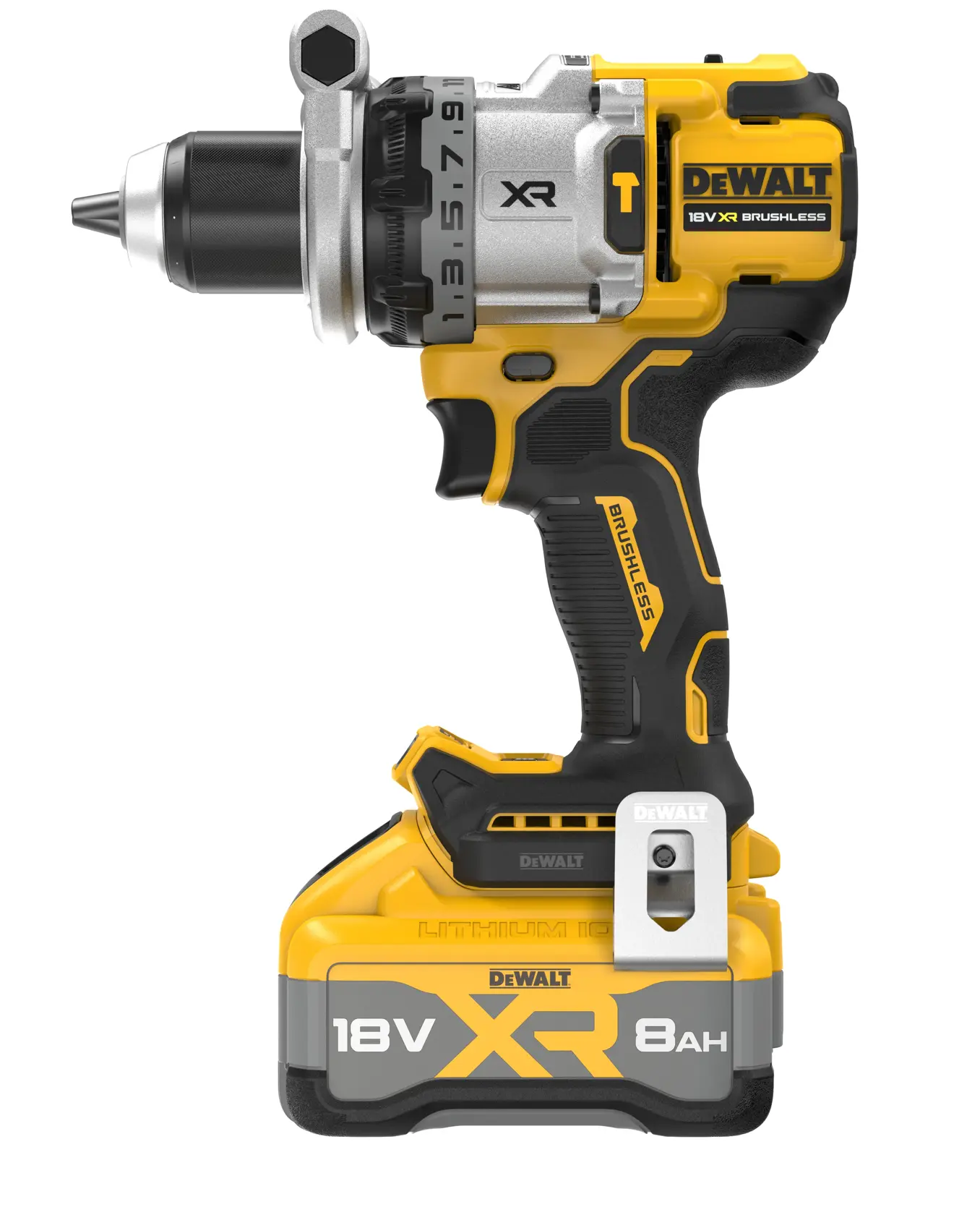 18V XR prémium szénkefe nélküli ütvefúró-csavarozó - 1 × 8,0 Ah-s akkumulátor