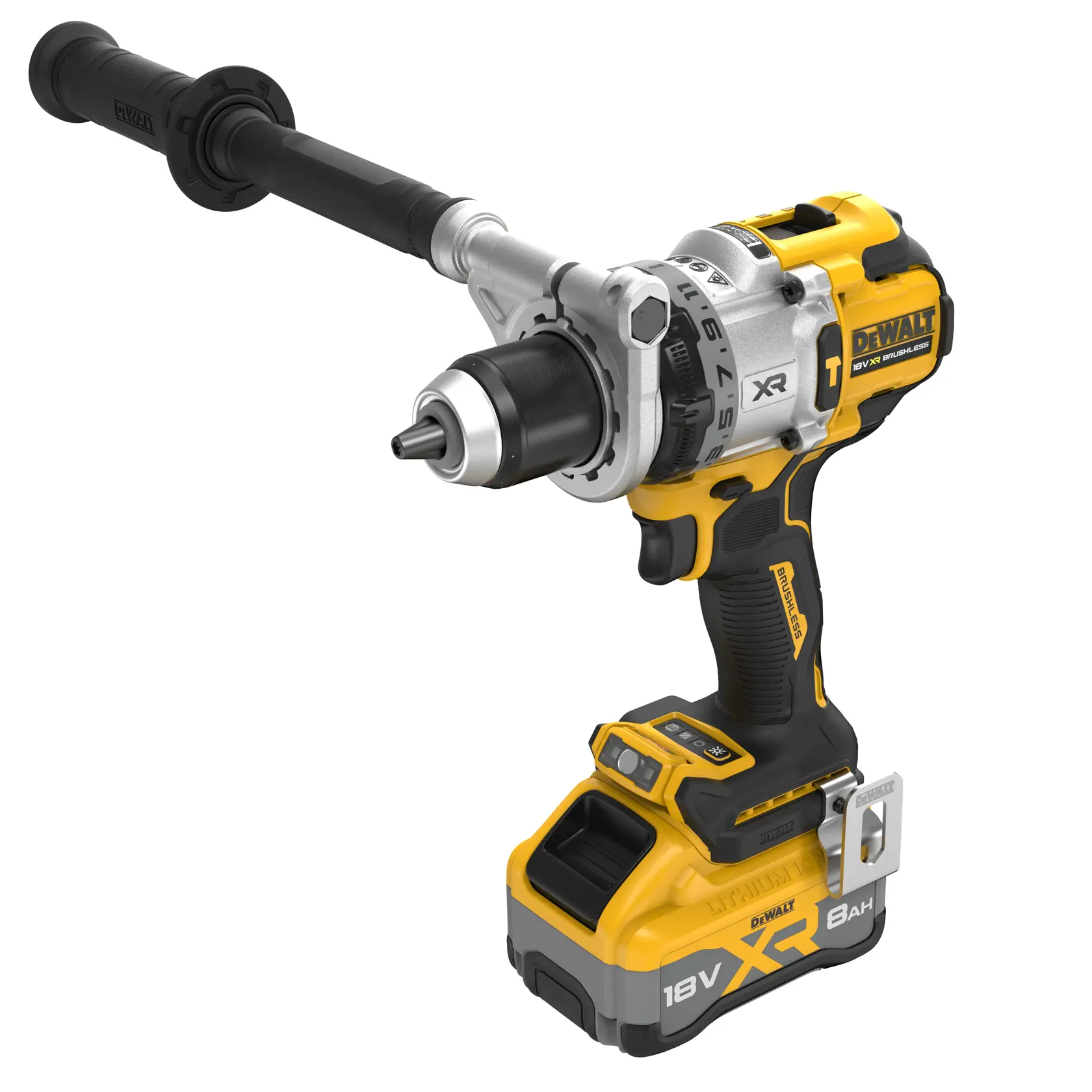 18V XR prémium szénkefe nélküli ütvefúró-csavarozó - 1 × 8,0 Ah-s akkumulátor