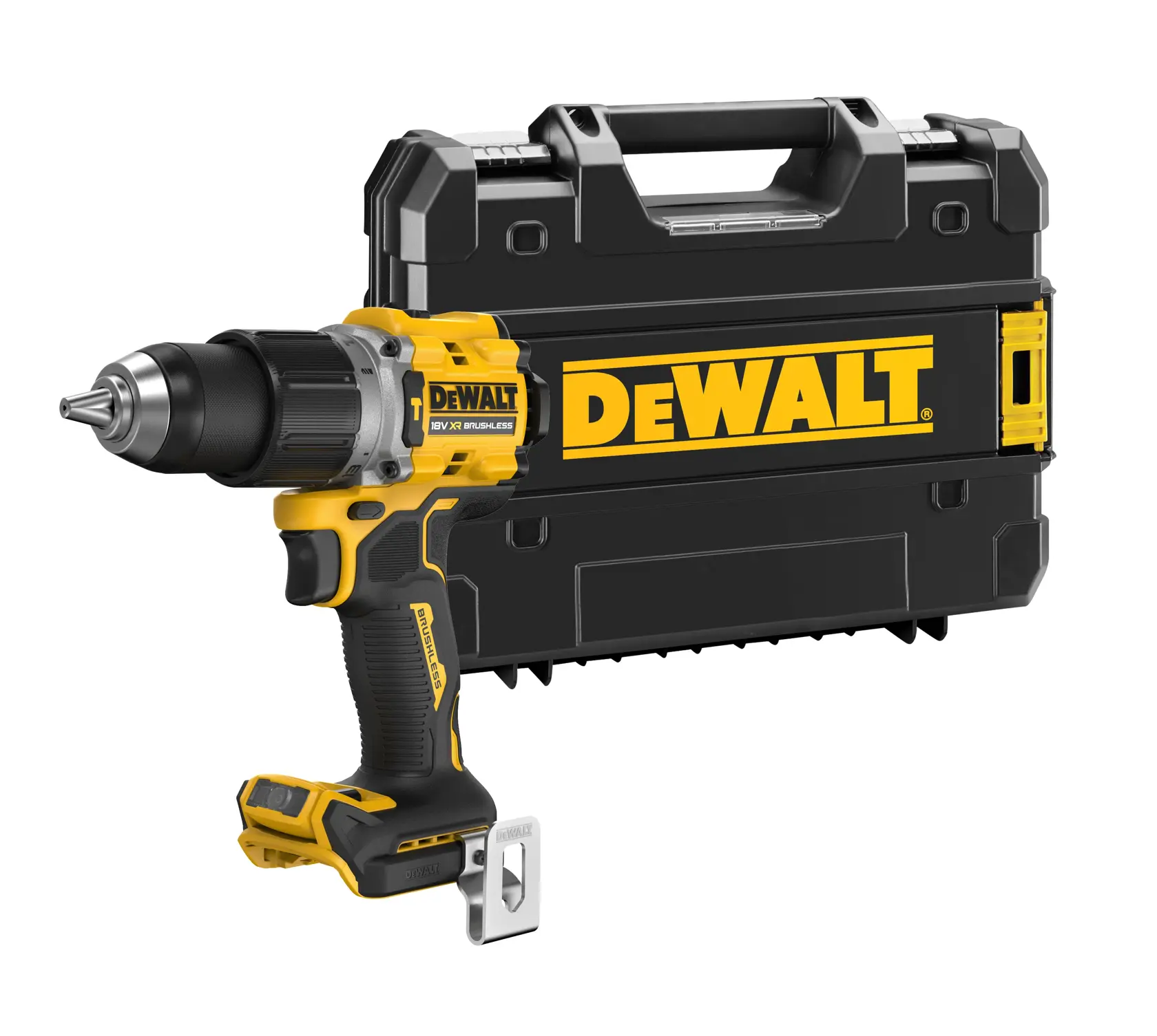 DEWALT 18V XR  ütvefúró-csavarozó szénkefe nélküli (csak gép)