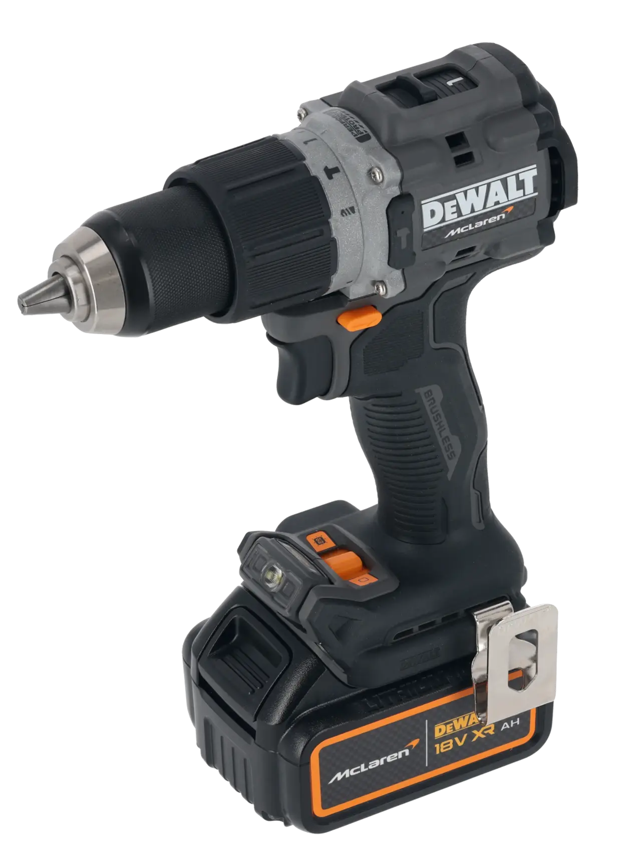 DEWALT x McLaren F1 Team 18 V XR szénkefe nélküli ütvefúró-csavarozó - 2 x 5 AH