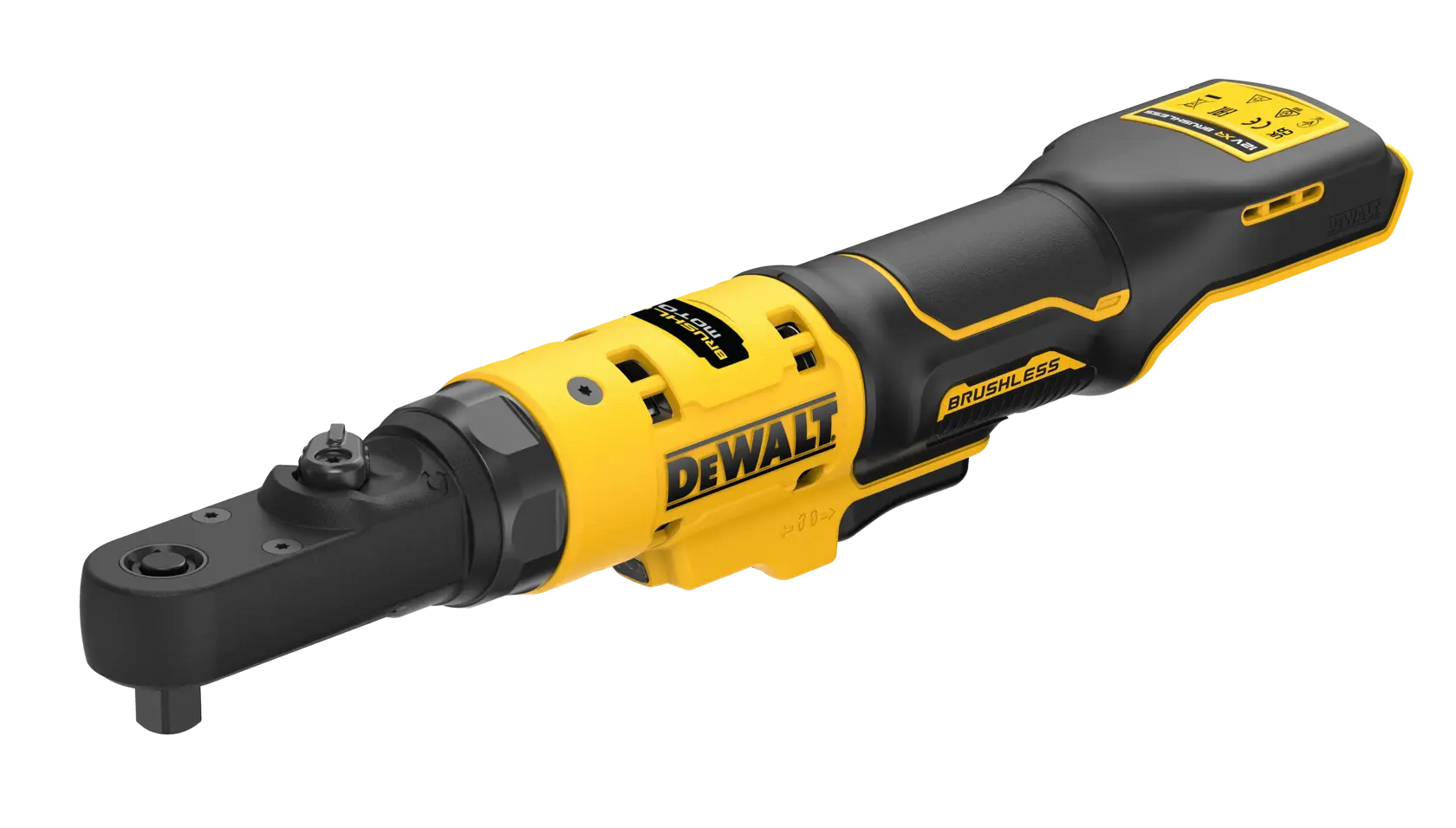 12V XR szénkefe nélküli 3/8" és 1/4" zárt fejű nyomatékkulcs - akku nélkül