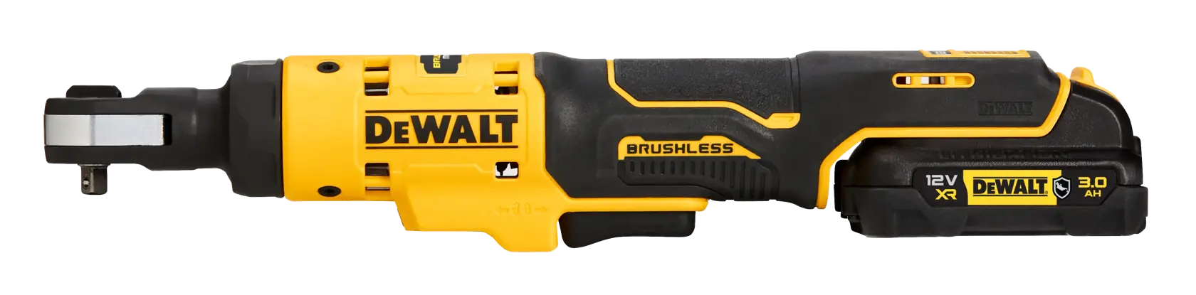 12 V XR 1/4 hüvelykes, kefe nélküli racsnis kulcs - 1 X 3 Ah GFN akkumulátor