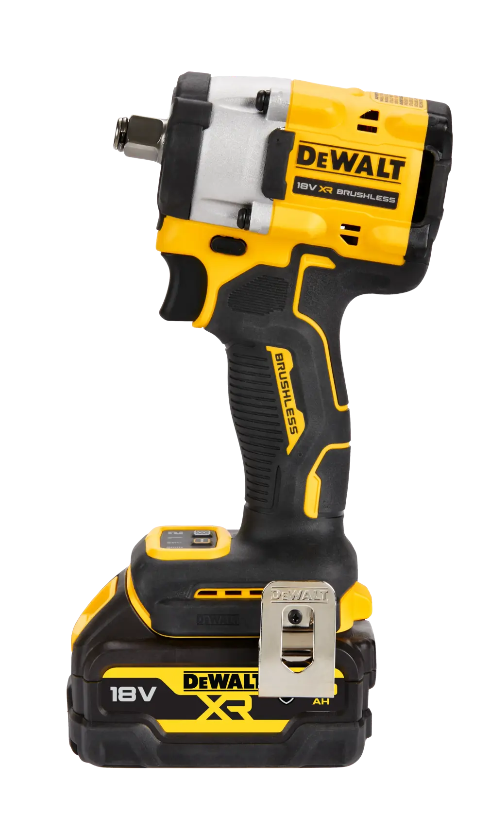 18V XR 1/2 kompakt ütvecsavarozó 2 × 5,0 Ah, gumiburkolattal, formázott betéttel, kofferban