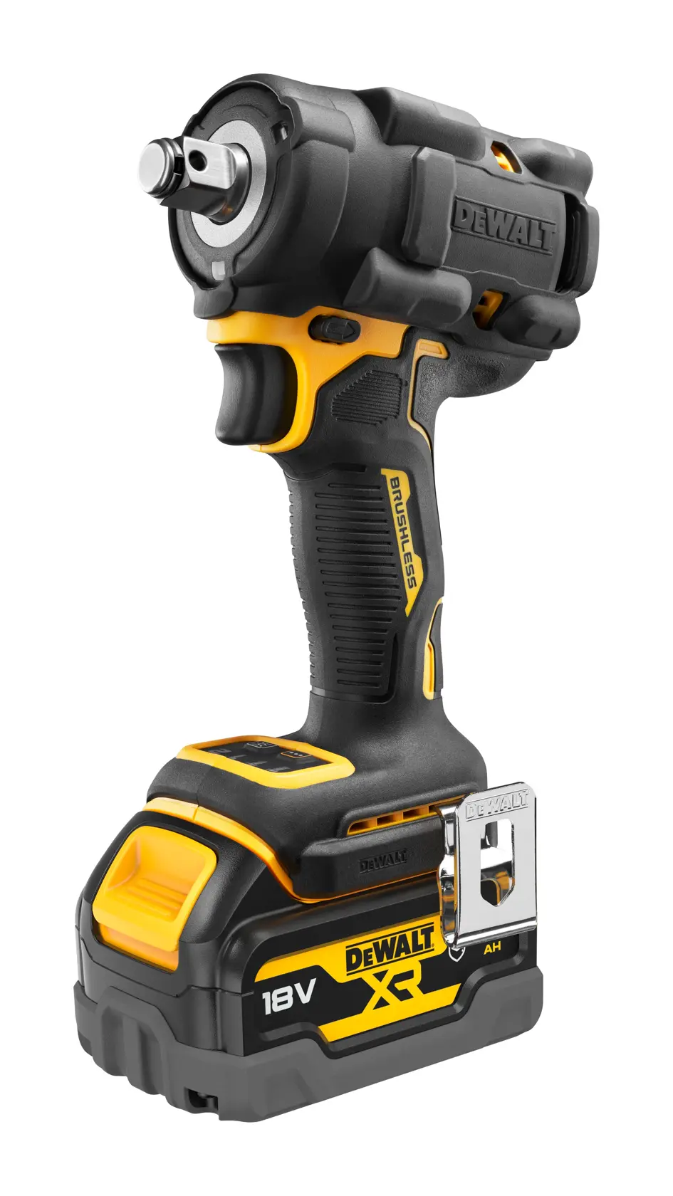 18V XR 1/2 kompakt ütvecsavarozó 2 × 5,0 Ah, gumiburkolattal, formázott betéttel, kofferban