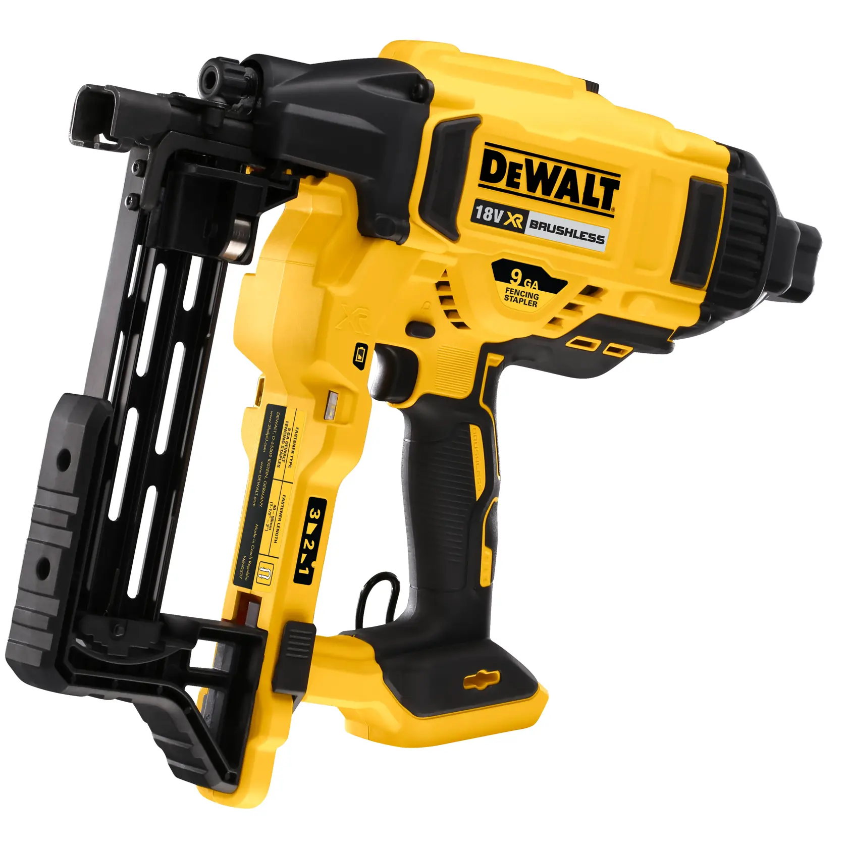 DEWALT 18V XR kerítéskapcsozó, szénkefe nélküli, csak gép