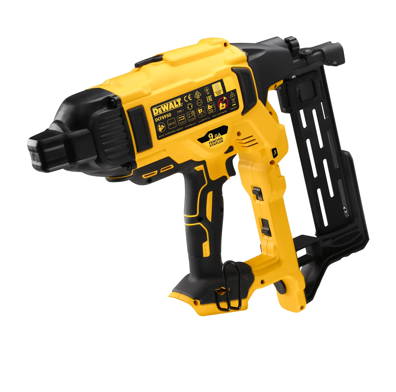 DEWALT 18V XR kerítéskapcsozó, szénkefe nélküli, csak gép