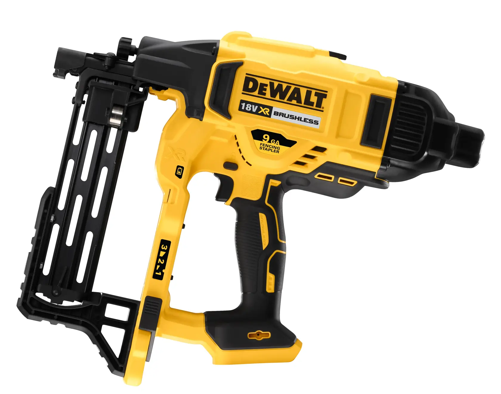 DEWALT 18V XR kerítéskapcsozó, szénkefe nélküli, csak gép
