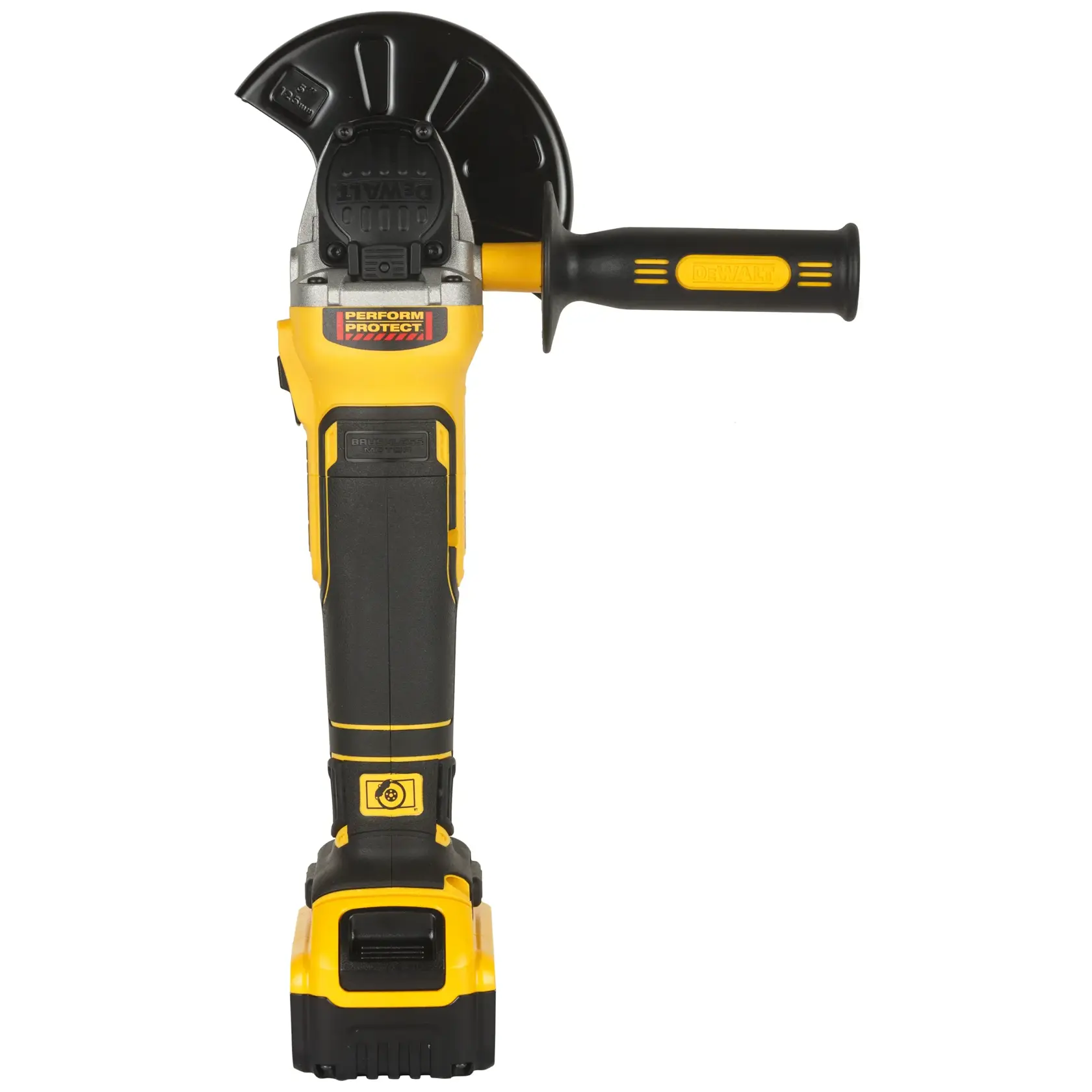 18V XR 125 MM kefe nélküli SAROKCSISZOLÓ KÉSZLETBEN