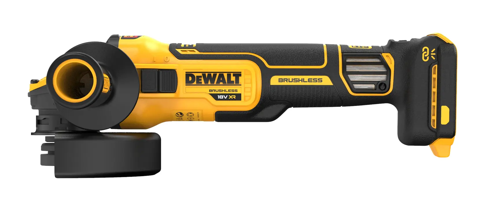 18V XR Állítható fordulatszámú sarokcsiszológép FlexVolt Advantage funkcióval