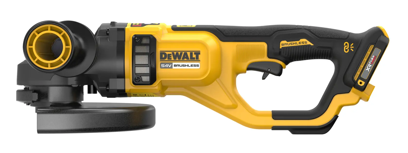 54V XR FLEXVOLT 230 mm-es sarokcsiszoló - kiegészítők nélkül