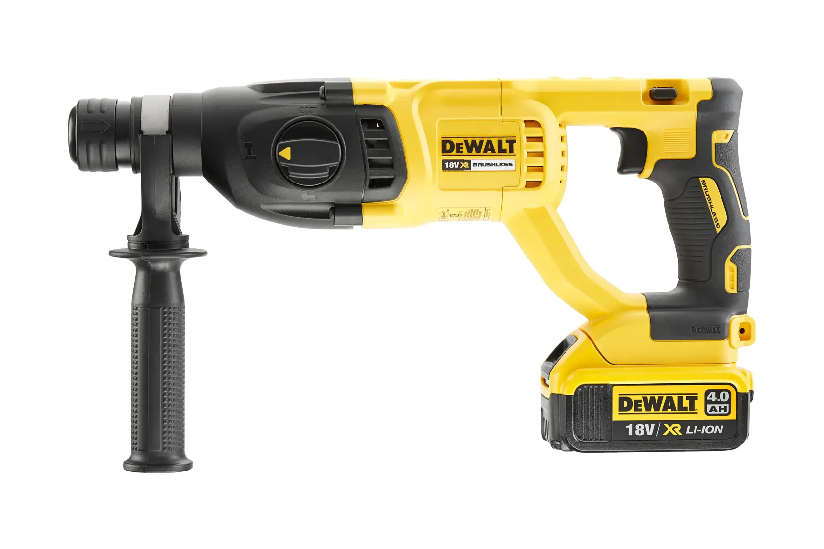 18V XR SDS-PLUS FÚRÓKALAPÁCS 1 × 4 Ah, töltő, koffer