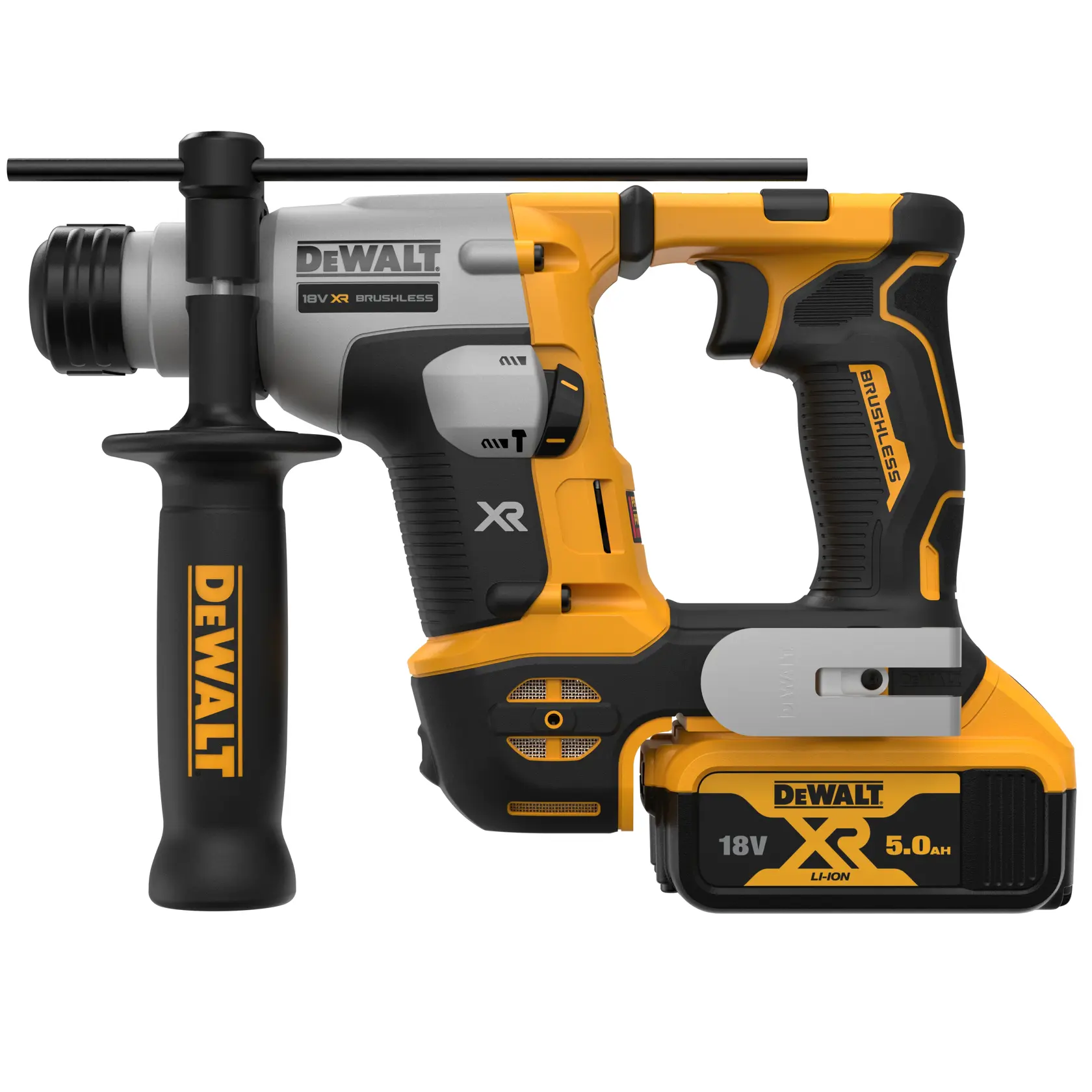 18V XR SDS-Plus fúrókalapács POWERSTACK 2 × 1,7Ah, töltő, koffer
