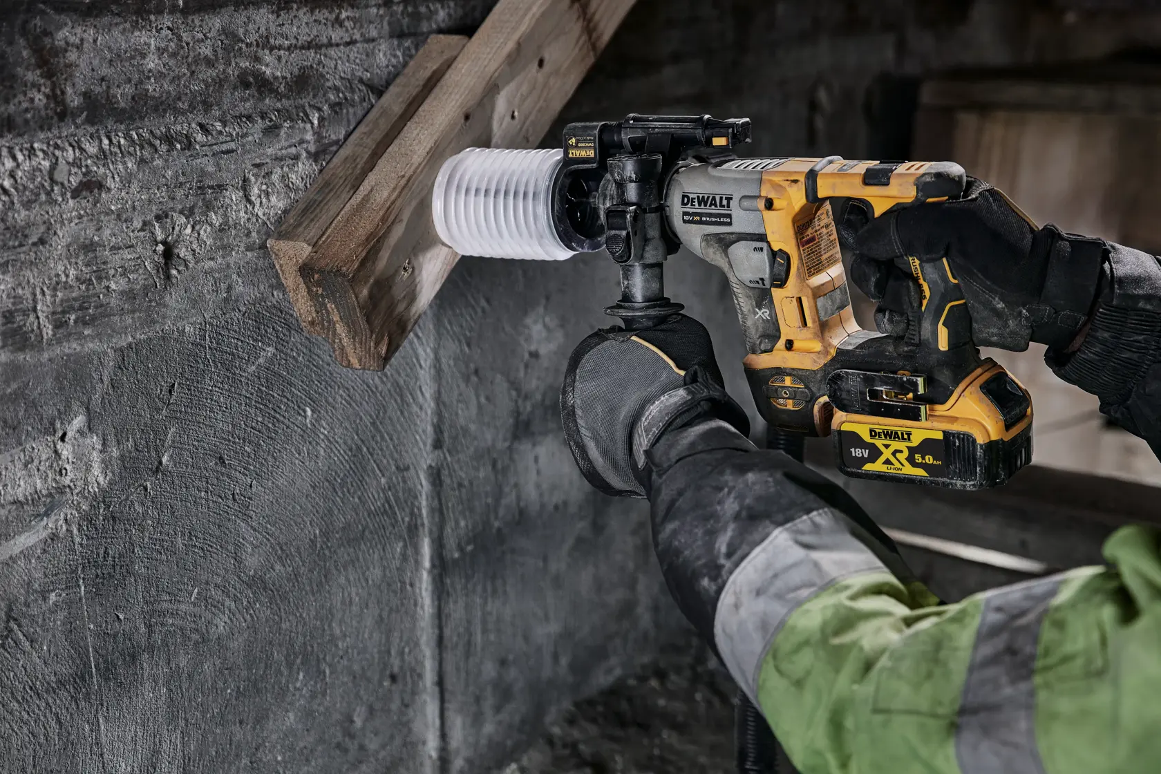 18V XR SDS-Plus fúrókalapács POWERSTACK 2 × 1,7Ah, töltő, koffer