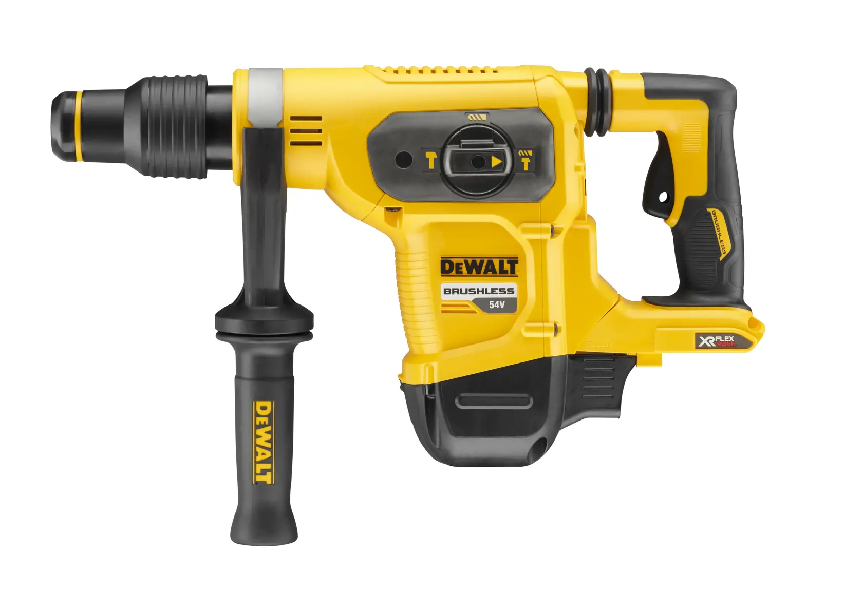 54V XR FLEXVOLT kefe nélküli 3 ÜZEMMÓDÚ SDS-MAX FÚRÓKALAPÁCS AKKU ÉS TÖLTŐ NÉLKÜL