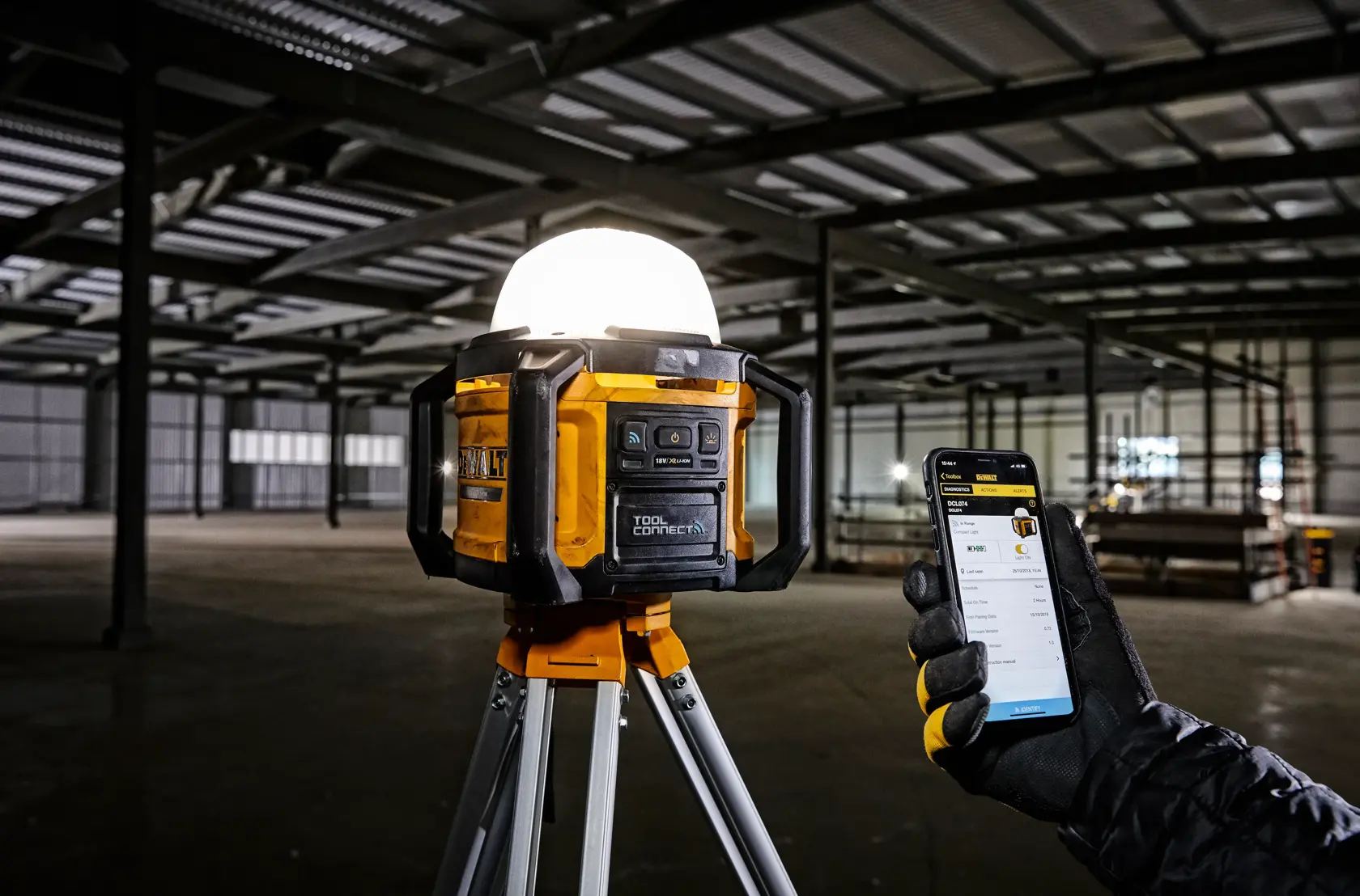 18V XR Tool Connect Ledes terület megvilágító lámpa