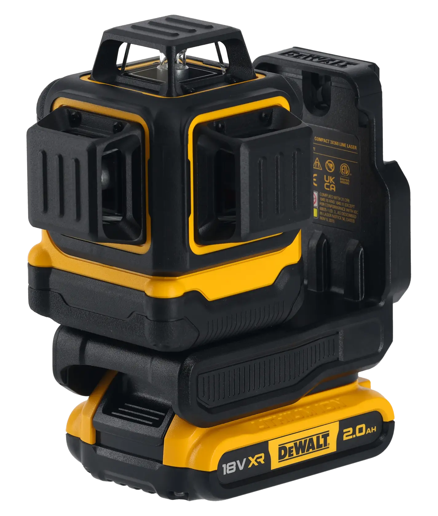 18 V XR kompakt 3 x 360 lézer készlet