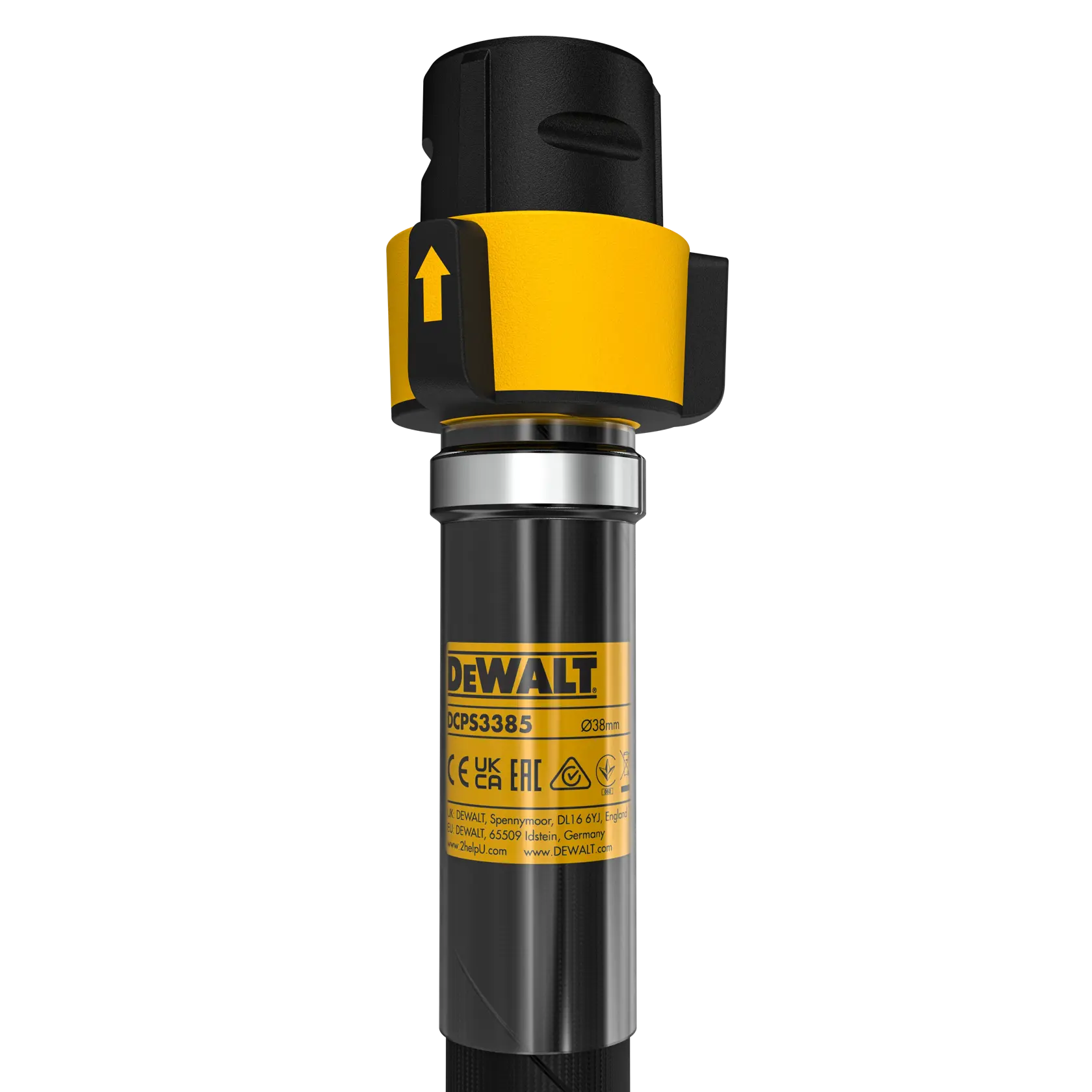 DEWALT POWERSHIFT betonvibrátor 38 mm-es palack / 5 m-es tömlő