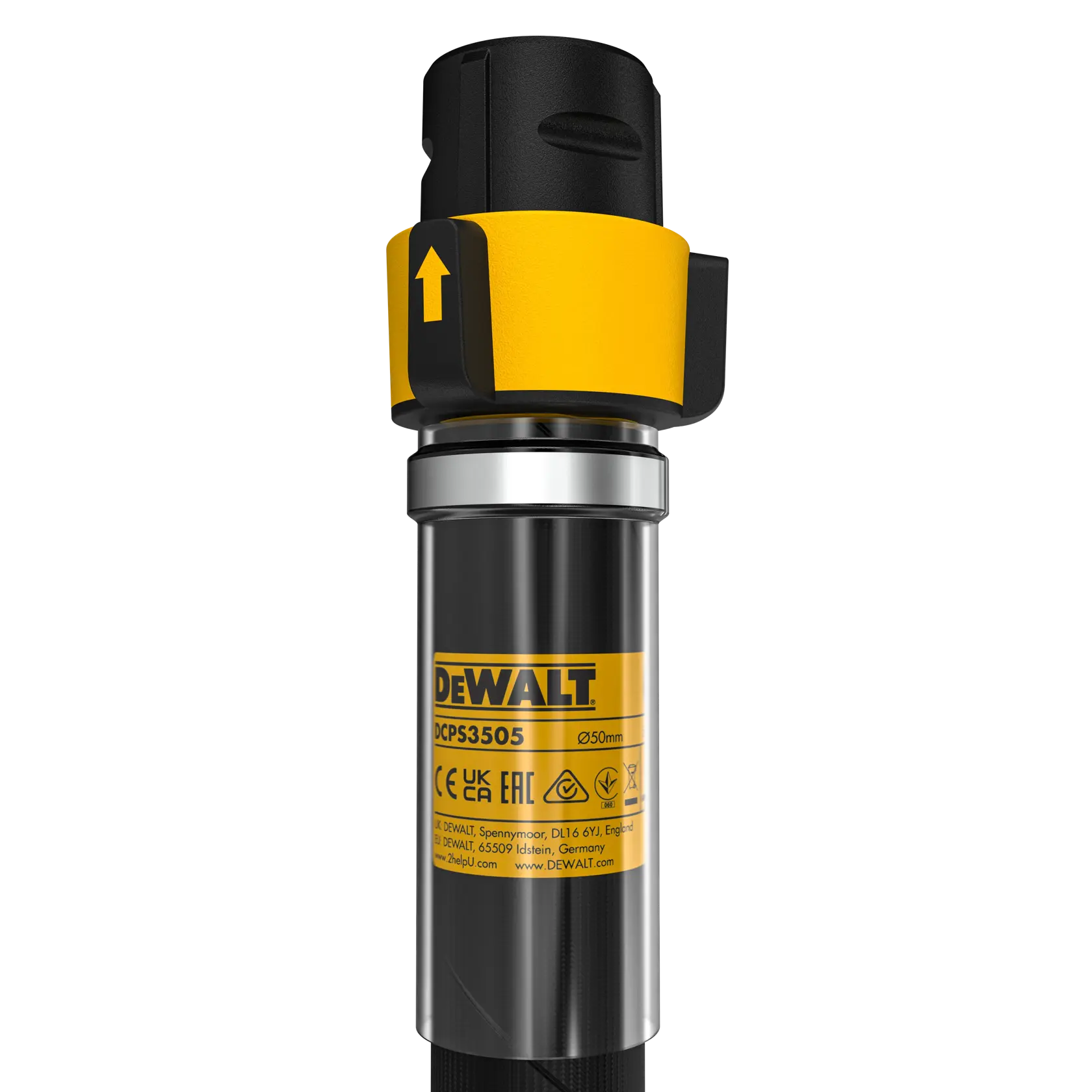 DEWALT POWERSHIFT betonvibrátor 50 mm-es palack / 5 m-es tömlő