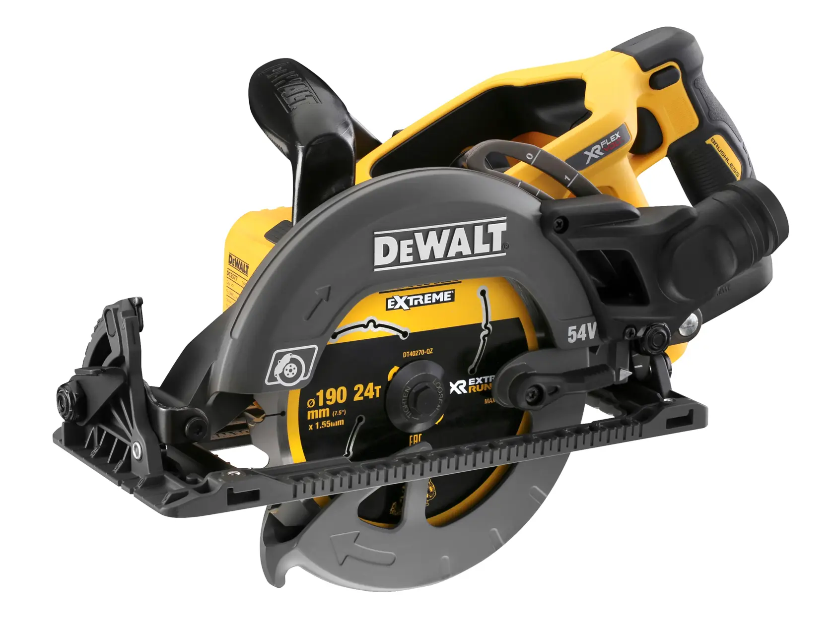 54V XR FLEXVOLT magas nyomatékú körfűrész