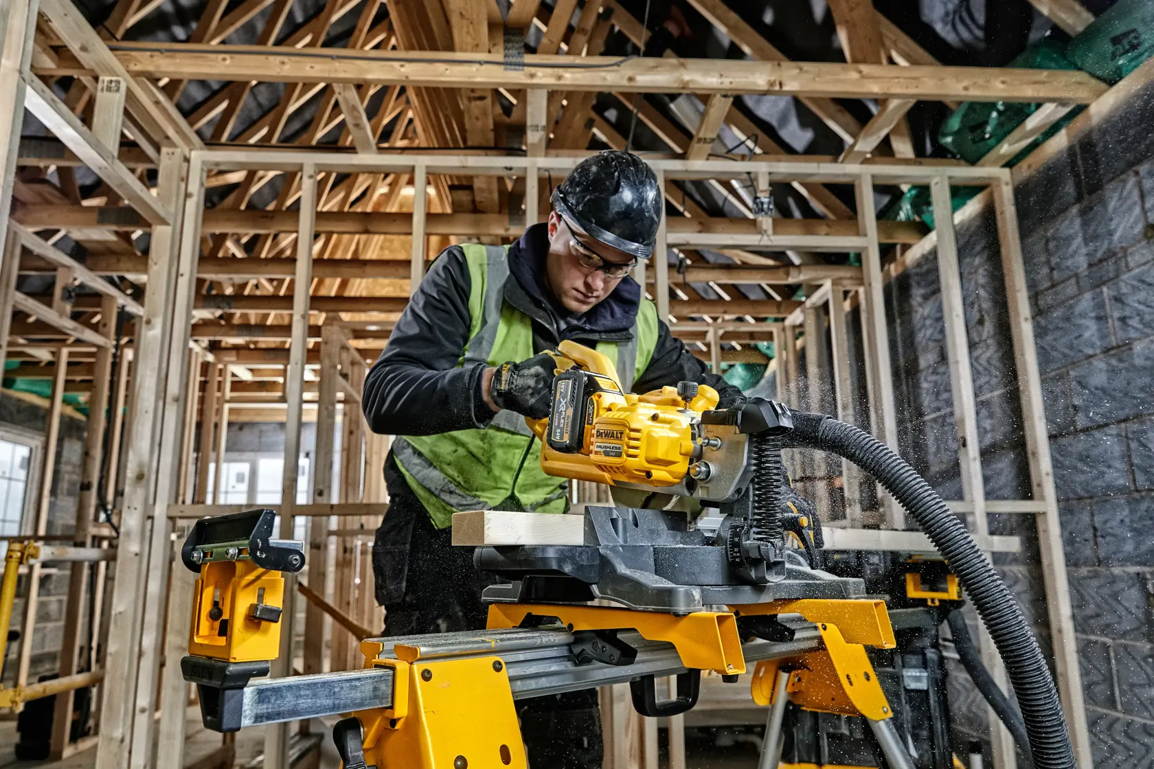 54V FLEXVOLT 216 mm Gérfűrész 2 akkumulátorral