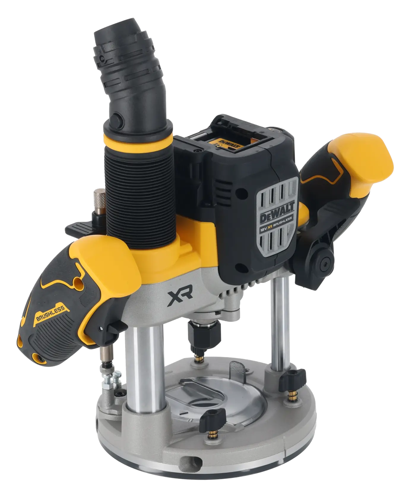 18V XR szénkefe nélküli ½"-es 70 mm-es felsőmaró - alapegység TSTAK-ben