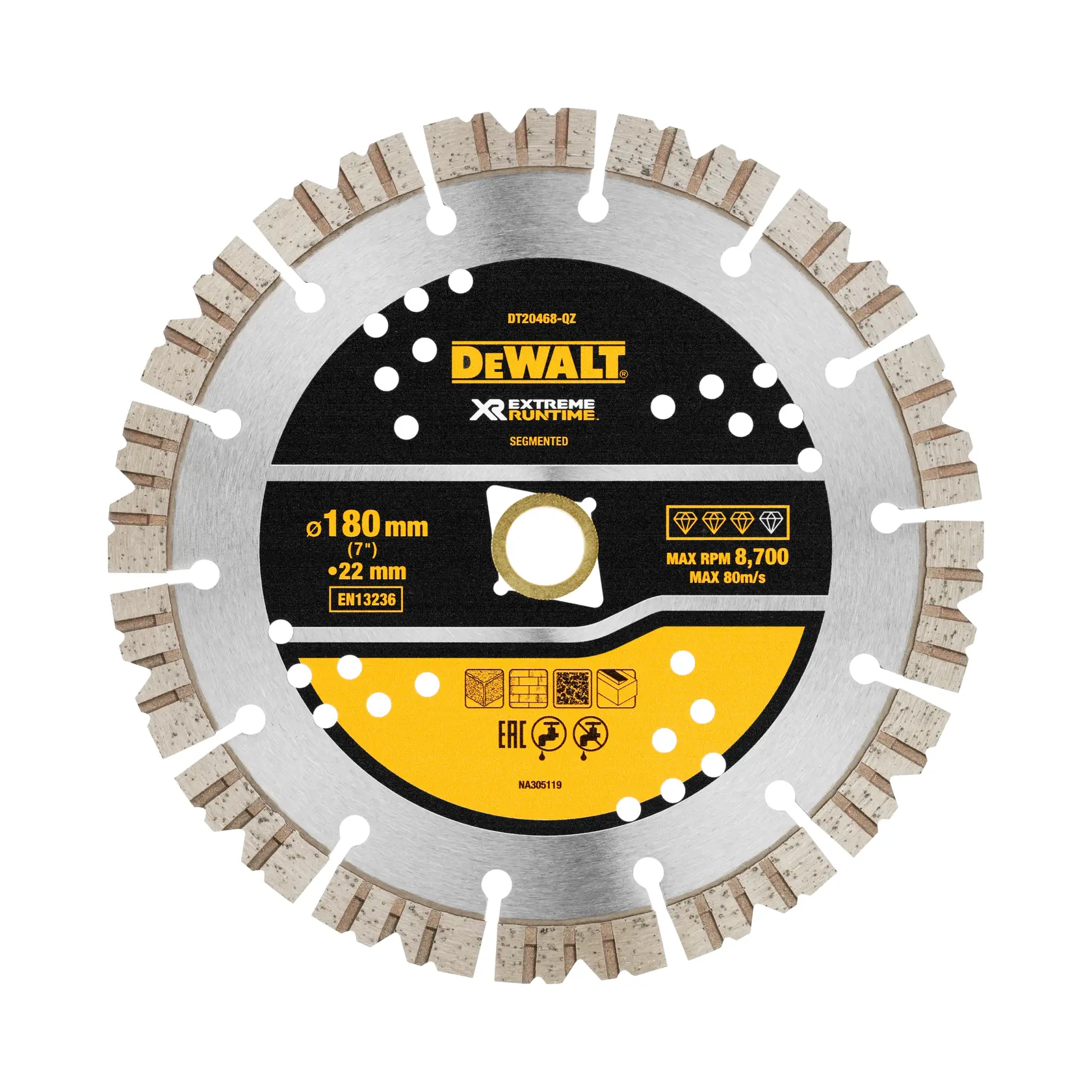 DEWALT logo centered on a white background.
