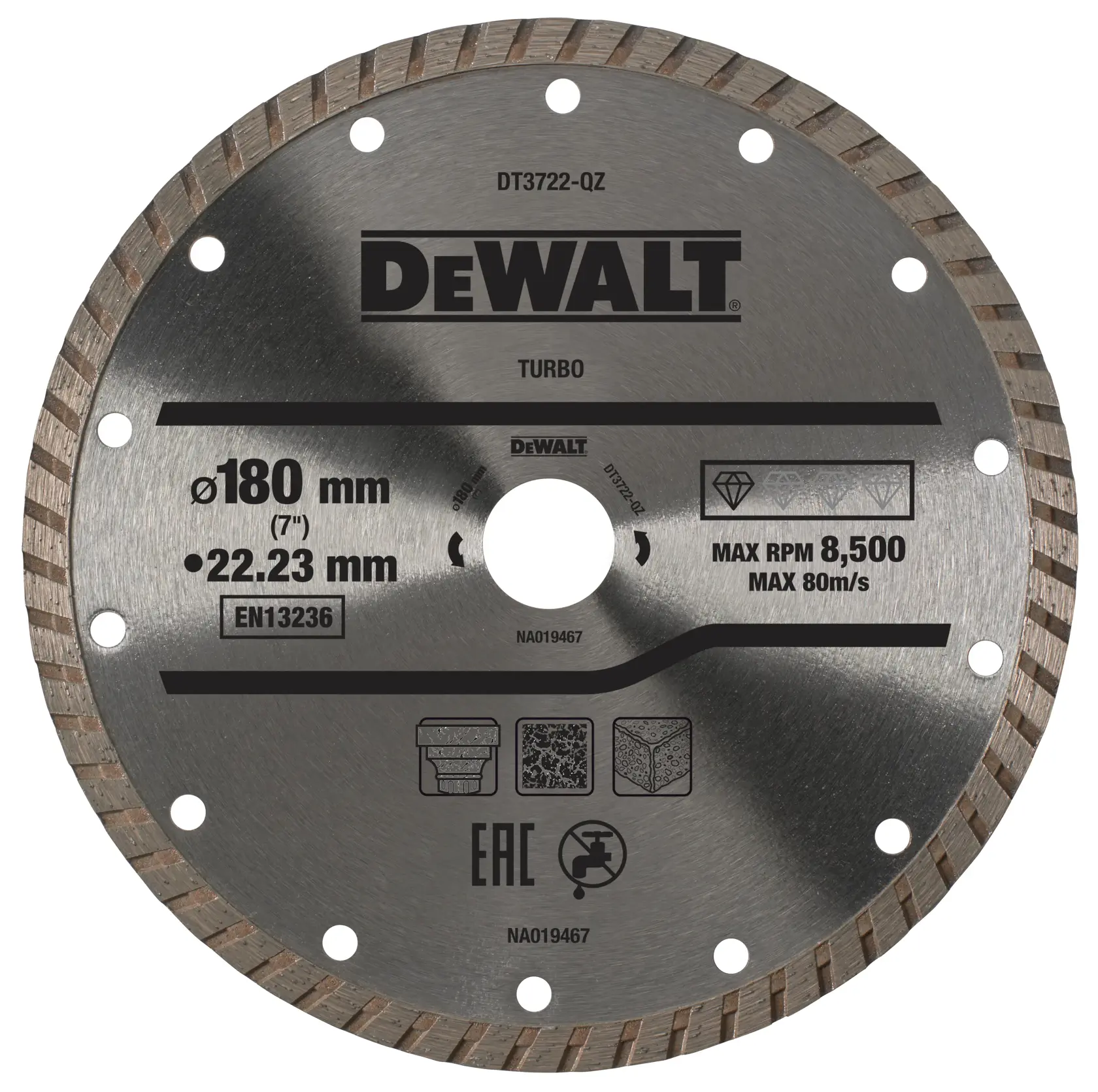 DEWALT logo centered on a white background.