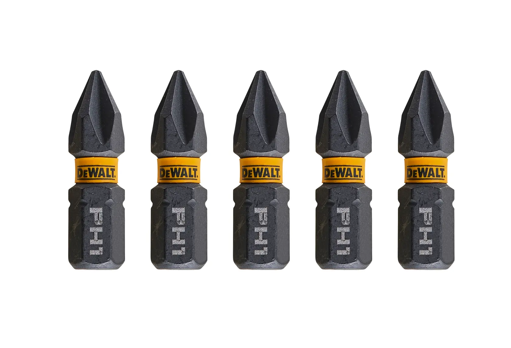 Graphique montrant la marque DEWALT XTREME Sub-Compact Series avec le slogan 'Compact et performance garantie' sur un fond jaune.