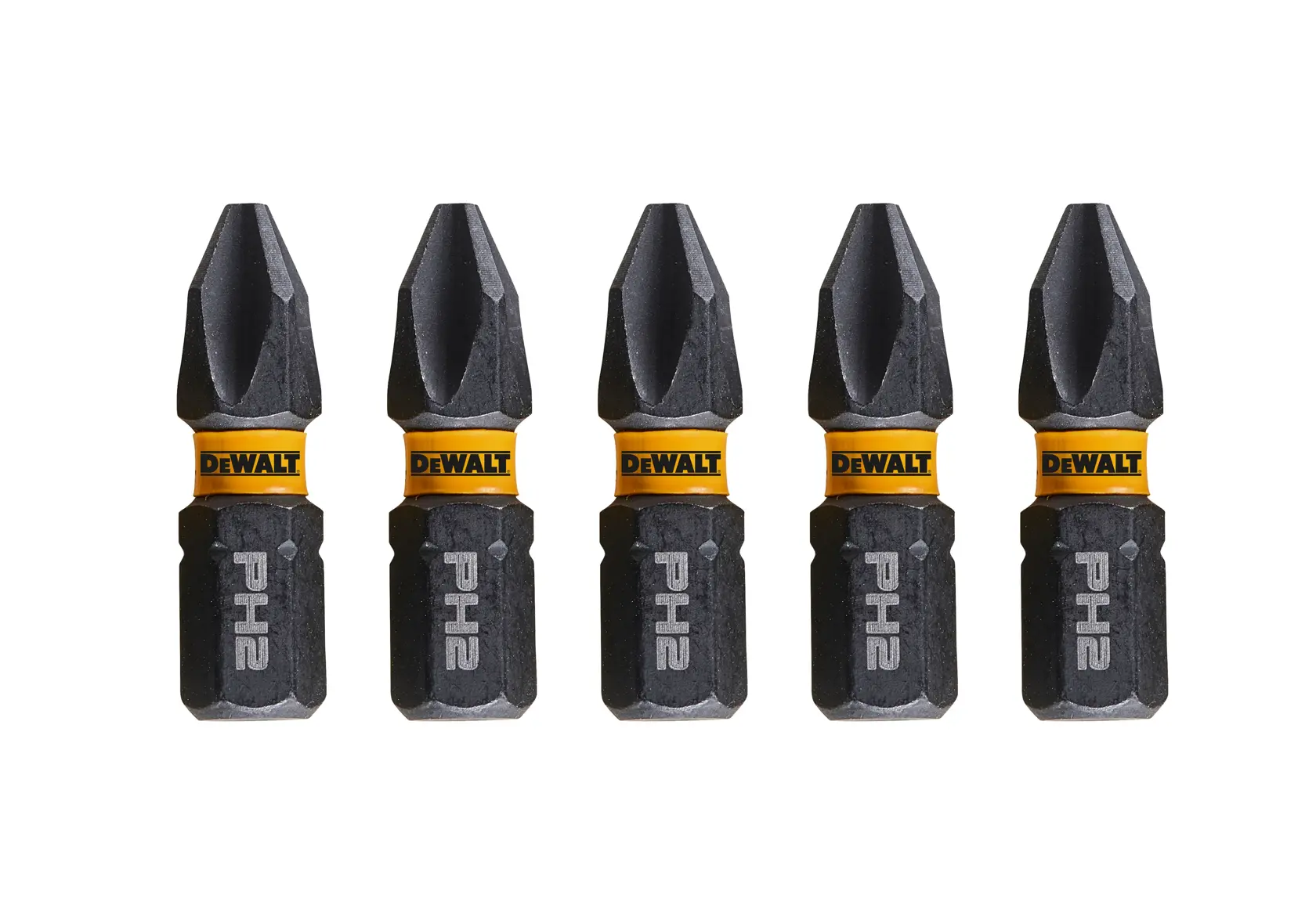 Graphique montrant la marque DEWALT XTREME Sub-Compact Series avec le slogan 'Compact et performance garantie' sur un fond jaune.