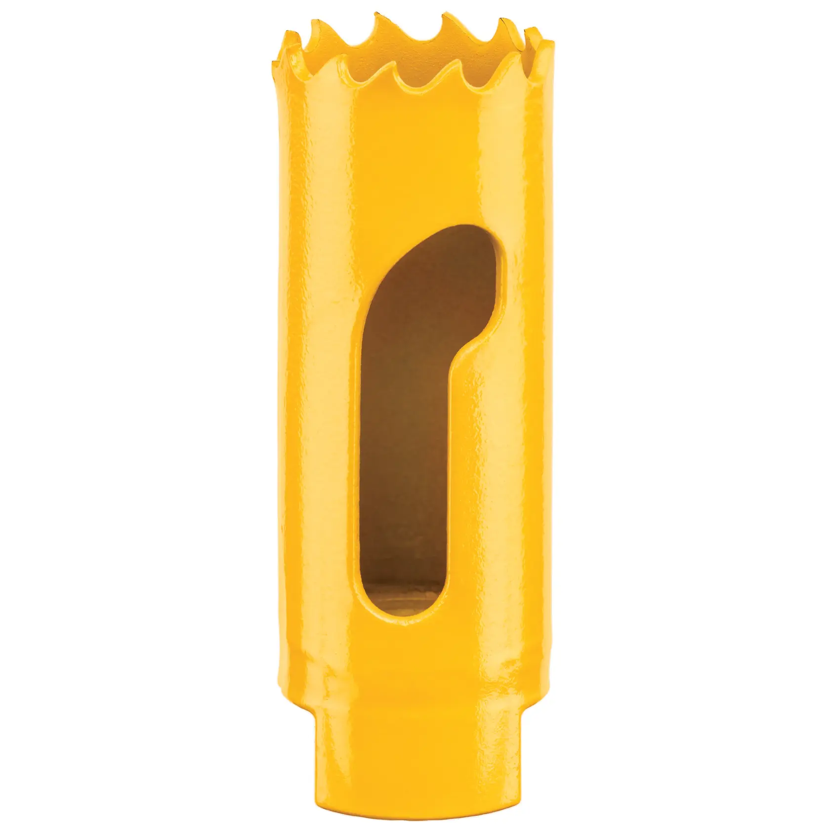 Grafik mit DEWALT XTREME Sub-Compact Series Branding und dem Slogan 'Kompakt und leistungsstark' auf gelbem Hintergrund.