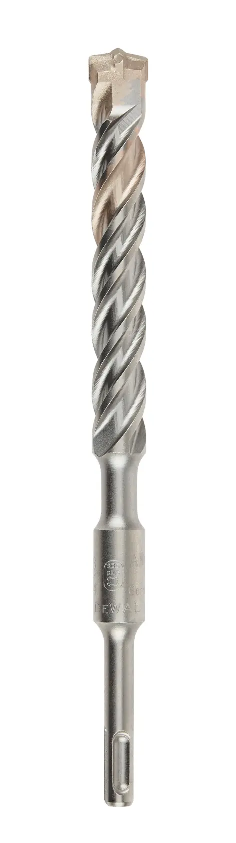 Broca de mampostería DEWALT DT9682, plata y oro, espiral, vástago SDS para taladros rotativos.