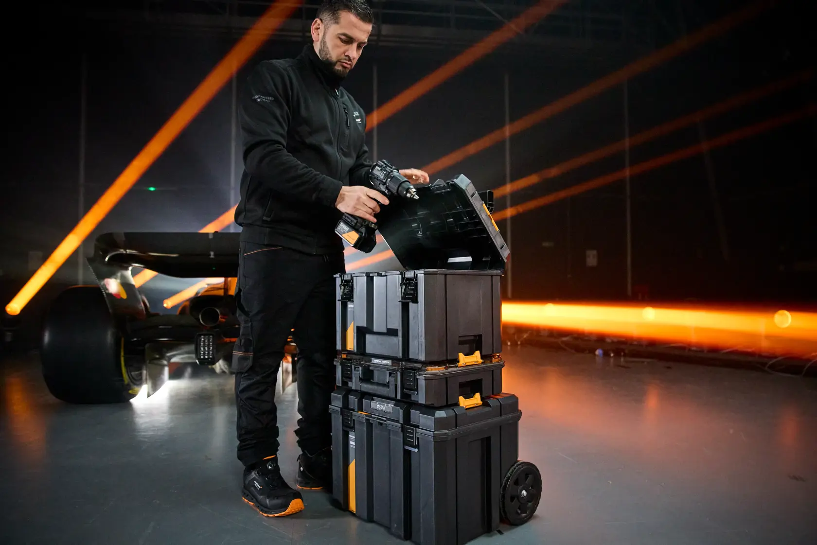 DEWALT x McLaren 3 az 1-ben TSTAK tárolórendszer