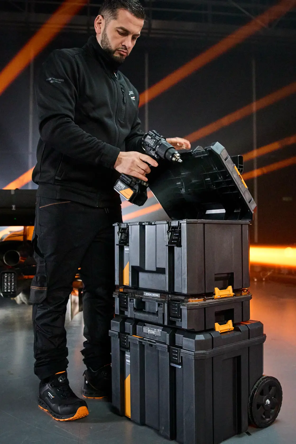 DEWALT x McLaren 3 az 1-ben TSTAK tárolórendszer